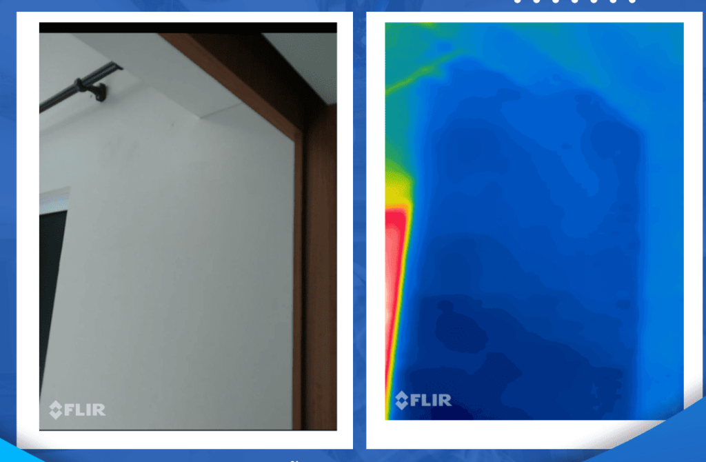 caça vazamento com camera termografica
